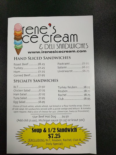 Irene's Ice Cream & Deser